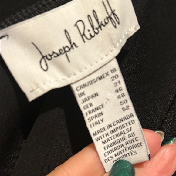 Joseph Ribkoff Classic Black Top - Picture 3 of 5